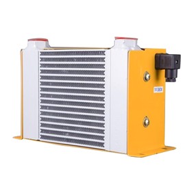 TEKKOAUTO Hydraulic Oil Cooler, AC110V /60HZ AH1012T-CA Hydraulic Oil Cooler 100L/min, Precise Welding & Efficient Fan