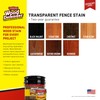 Wood Defender Transparent Fence Stain Redwood Gallon