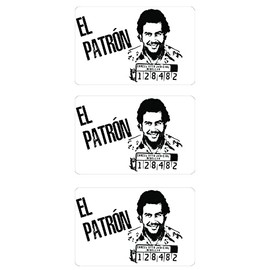 M&M Smartek Card in EC / ID Card Format in Carbon Look - for the Wallet for Your Snuff Various Designs EL Patron, White, Molly, Plato 2021, Carbon-Look Black, Modern
