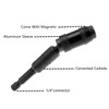 2pcs Pivot Drill Bit Holder Set, 1/4" Magnetic Hex Pivoting