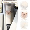 2 Pieces Car Seat Belt Shoulder Covers, Travel Plush Pads,