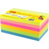 4A Sticky Notes,3 x 5 Inches,Neon Assorted,Lined,Self-Stick Notes,100 Sheets/Pad,6 Pads/Pack,4A