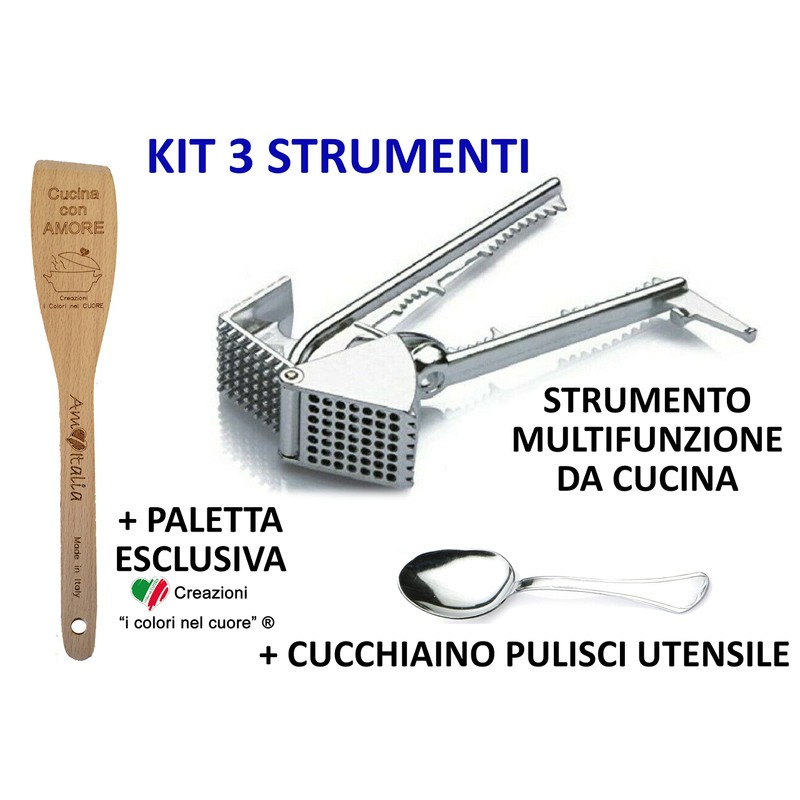 garlic press meat tenderizer scrape fish bottle opener pitted olives