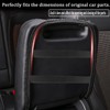 MUXEE Armrest cover，for Kia stinger 2017-2024, Microfiber Leather，Scratch Leather Middle