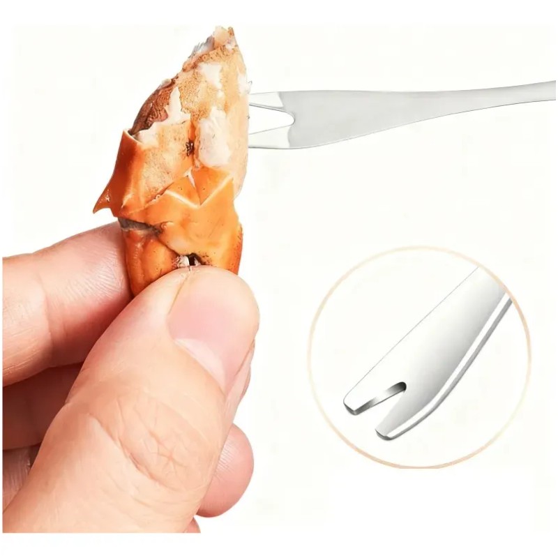 Set De Herramientas Para Comer Cangrejo Acero Inoxidable