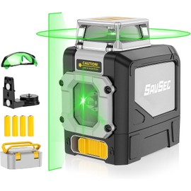 1  360 Self-Nivellierendes Laser-Nivellierendes 5 líneas 45 m Láser Cruz Nivel de burbuja láser con Manual, Automático, Modo de Pulso para Interior