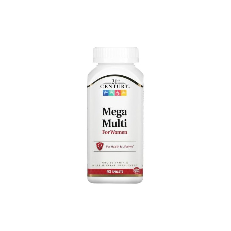21st Century Mega Multi for Women Tablets, 90-Count (22659)