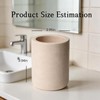 2 Packs Beige Diatomite Toothbrush Holder, Stone Bathroom Toothbrush Holder,