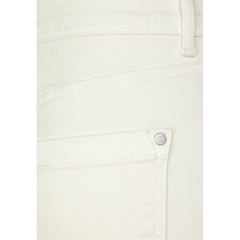 STREET ONE Women's Culotte Jeans, Soft Ecru Washed