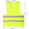 miaomiao High Visibility Vests Car Pack of 5 Reflective Safety