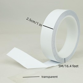 nuumee Transparent Tent Repair Tape, Heavy Duty Tenacious Patch Tape, Invisible Waterproof Gazebo Repair Kit for PVC Coated Awning, Gazebo, Canvas, Nylon, Air Bed Paddling Pool (5 M x 2.5 CM)