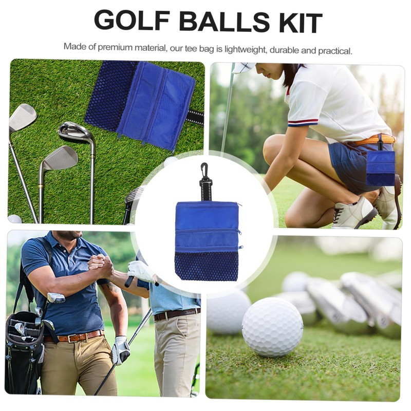 Kisangel 1pc Lightweight Tee Bag Pouch Storage for Accessories Kit