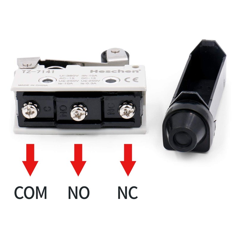 Heschen Horizontal Limit Switch Short Roller Lever Actuator Actuator AC