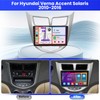 Inefala 2+64G Android 13 Car Stereo Radio for Hyundai Accent