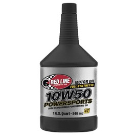 Red Line 42604 10W50 Powersports Oil, 1 Quart