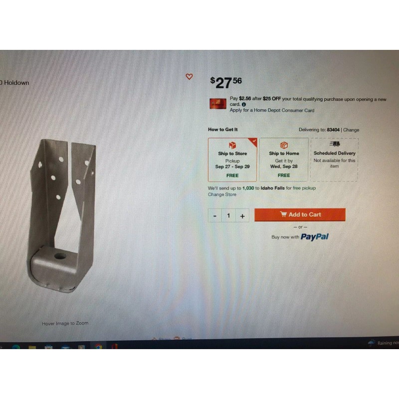 Simpson Strong-Tie MiTek PHD2A HOLD DOWN Equal To SIMPSON STRONG