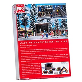 Busch 1183 Christmas Market Set HO Structure Scale Model