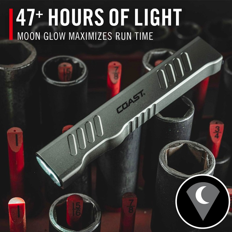 Coast Slayer RED 1000 Lumen USB-C Rechargeable LED Flashlight with