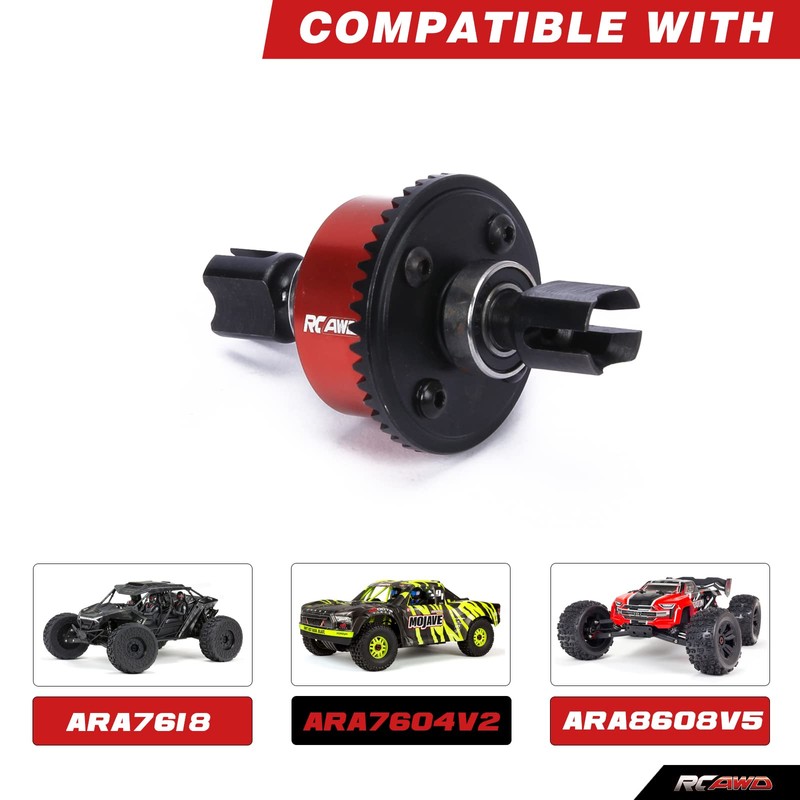 RCAWD ARRMA 6s Diff Set Complete Steel Front/Rear Diff Set