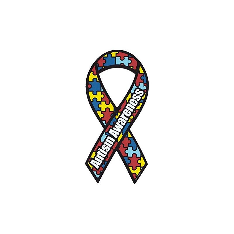 Magnetic Bumper Sticker - Autism Awareness (Puzzle Pieces, Autistic) -