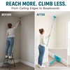 Extendable Baseboard Cleaner Mop with Reusable Microfiber Pad