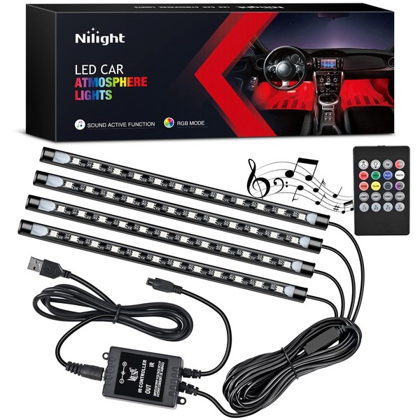 Nilight Nilight 48 LEDs DC 5V Multicolor Music Car Strip