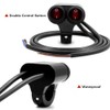 YnGia Waterproof 22mm Motorcycle Handlebar Switch Universal 7/8″ Double Control
