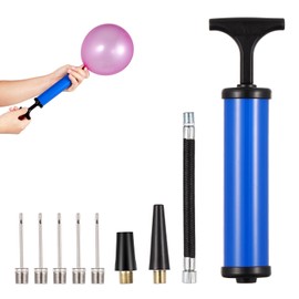 Mynoozi Portable Ball Pump, Inflatable Ball Pump Inflatable Set with Air Needle, Air Tube and Hand Pump for Basketball, Soccer, Volleyball and Other Inflatable Balls