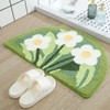 Tyrafry Luxury Bathroom Rugs Shaggy Bath Mats, Super Absorbent Shower