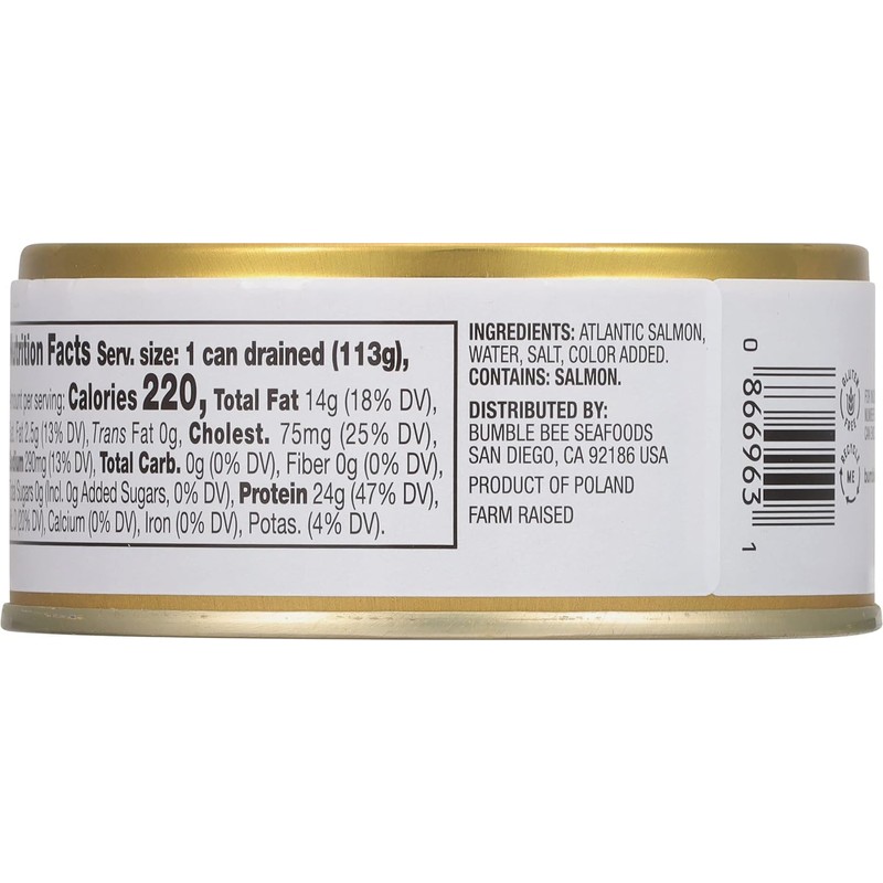 Bumble Bee Prime Atlantic Salmon, 5 oz Can - Premium