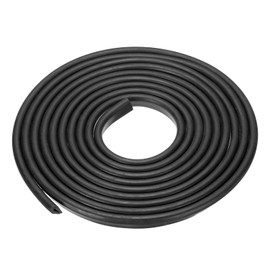 YOKIVE Rubber U Channel Edge Trim, Door Seal Strip EPDM U Shape Weather Stripping Fit Edge 1/16" | Metal Edge Guard Protector Great for Car Doors, Sheet Metal (Black, 13-Feet)
