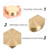 Housoutil Brass Paperweight Brass Round Block Metal Paperweight Calligraphy Painting