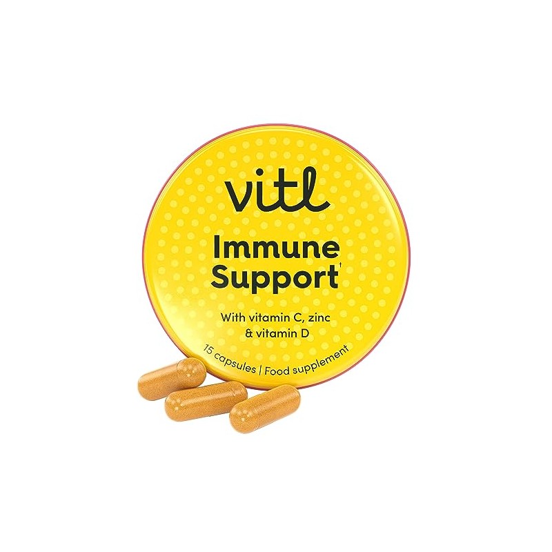 Vitl Immune Support Supplement - 15 Vegan Capsules - with