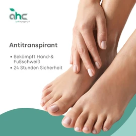 AHC forte Antiperspirant Dropper Bottle 30 ml Against Sweating on Hands and Feet Strong Antiperspirant with Plant Extracts Anti Hand Sweat & Foot Sweat