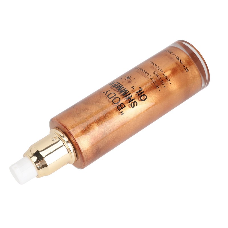 100ml Body Highlighter Oil Long Lasting Face Glitter Illuminator Shimmering