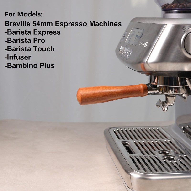Portafilter 54mm Double Spout Compatible with Breville Bambino Plus (BES500)/