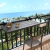GDLF Upgraded Balcony Table Outdoor Patio Bar Table with Durable
