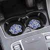 zipelo Rose Car Coasters, 2 Pack Bling Insert Cup Holder