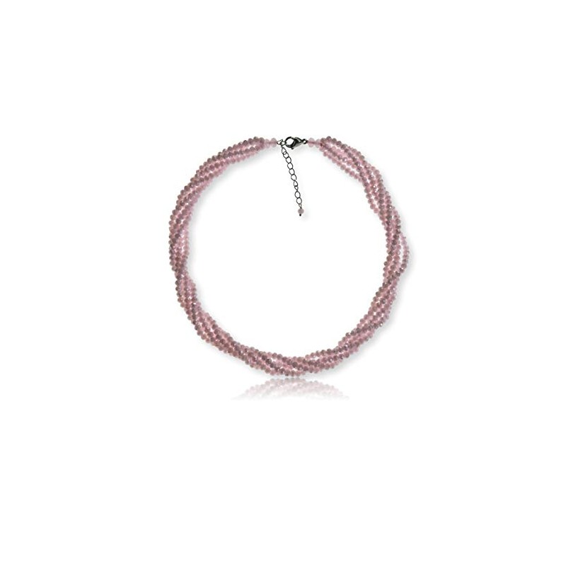 MGR MY GEMS ROCK! Multi-Strand Layered Bib Collar Statement Beaded