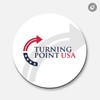 Turning Point USA Magnet | 4'' X 4'' Round Decorative Magnet