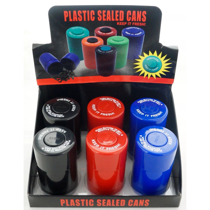 6Lot Vacuum Sealed Herb Stash Jar Container Airtight Smell Proof