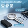 45X Magnifying Glass with Light, Rechargeable Handheld Magnifier for Read