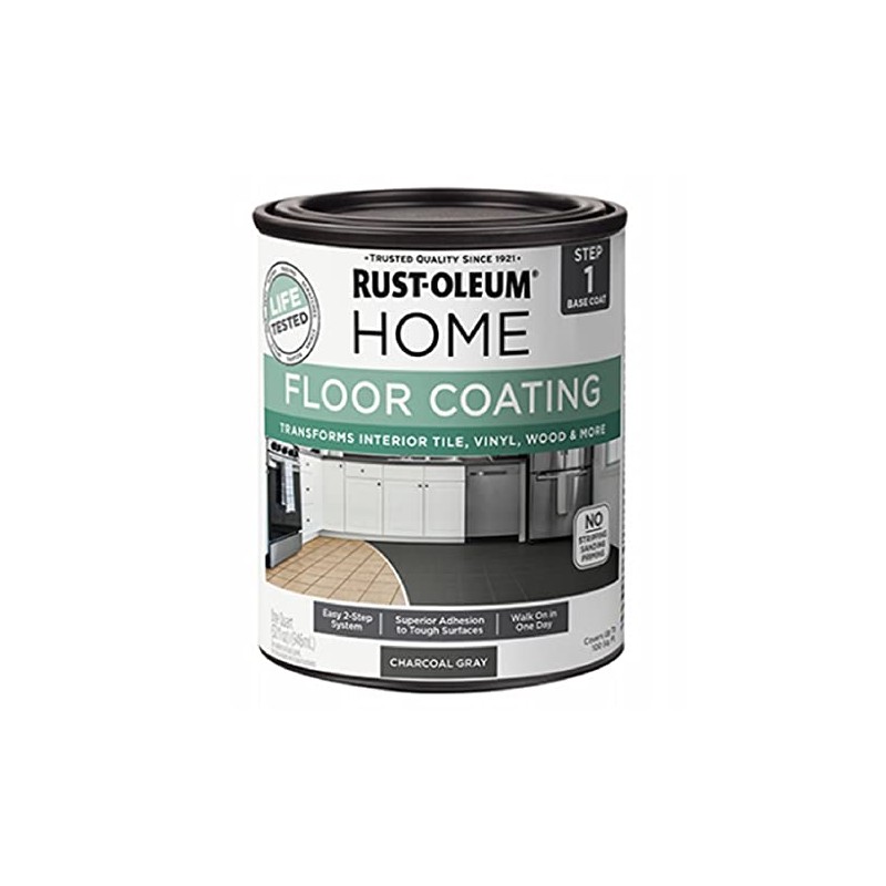 Rust-Oleum 365928 Charcoal Gray Home Home Floor Coating Premix Base