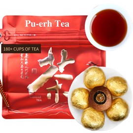 CHADUO Tangerine Peel Puerh Tea Xinhui Dahonggan Orange Peel Puer Xinhui Chenpi Pu'er Da Hong Gan Mandarin Orange Peel Puerh 7.05oz/200g Ripe Pu-erh Rich Citrus Aroma And Aged Pu'er Fragrance 大红柑 普洱茶