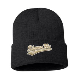 New! Sigma Nu Signature Charcoal Beanie