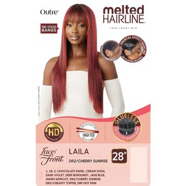 Outre Lace Front Wig - Melted Hairline - Laila (OFF BLACK 1B)