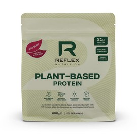Reflex Nutrition Plant Based Vegan Protein with B12 Great Taste New 2020 Protein (Wild Berry) (600g)