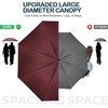 ACEIken Umbrella Reverse Close Folding Windproof Travel Umbrella - Compact