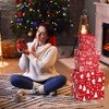 TecUnite 3 Pcs Christmas Nesting Gift Boxes with Lid Nesting