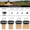 Sumaote Solar Post Cap Light, 52 LEDs 160 Lumen Outdoor